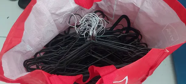 Bag of hangers
