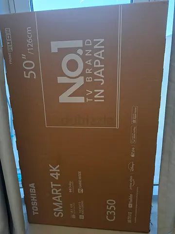 Toshiba 50 Smart 4K TV (C350) - Used for 8 months
