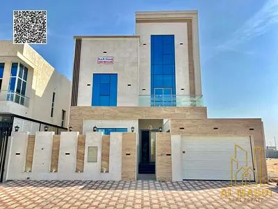 Luxury 7 bedroom villa with roof for sale in Al Bahia Ajman modern design spacious layout and premium finishing