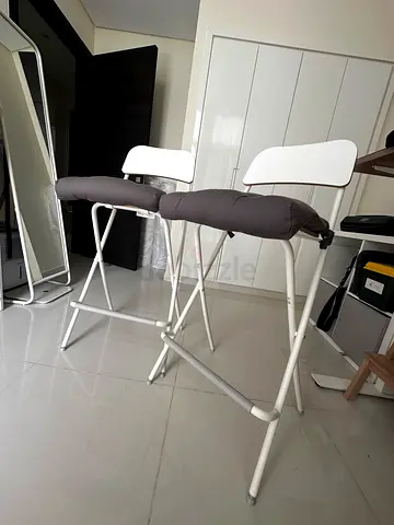 2 pcs IKEA Barstool without cushion