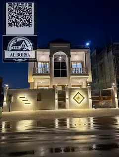 Directly from the owner, villa for rent in Ajman, first occupant, great location, very excellent fin