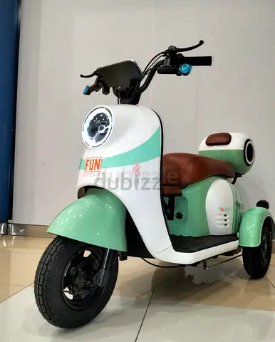 Electric tricycle wheel scooter with baby seat 48 v