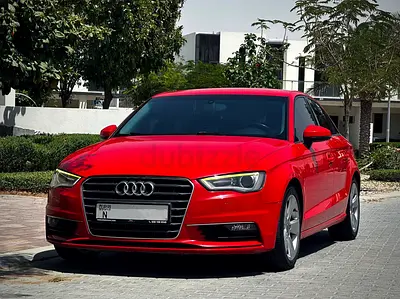 Audi A3 8V 2015 | GCC Specs | 30 TFSI | Red | Clean | Well Maintained | Perfect Daily Car