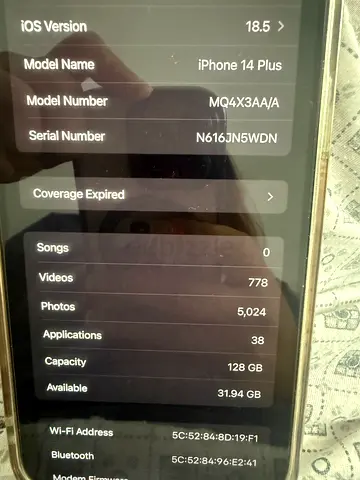 iPhone 14 Plus 128GB - Good Working Condition