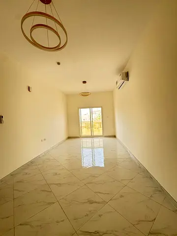 Two bedrooms and a living room, first occupancy, for annual rent at an amazing price with a card access system.