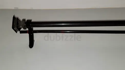 Curtain Rod (Double, Metal, Black) + Brackets – Cheap @ AED 15