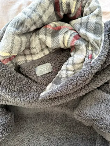 Soft Grey Hoodie - Fleece, Brand New Condition