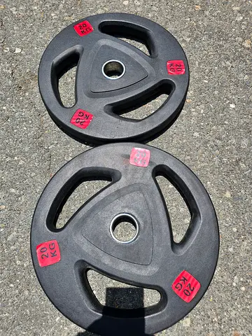 Olympic barbell plates
