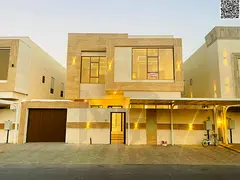 10% down payment – ​​Villa for sale in Al Zahia – Two floors – Modern design and luxury fi