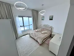 One bedroom and living room in Ajman Corniche Towers, beautiful sea view, excellent location close t