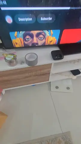 TV table with two storge