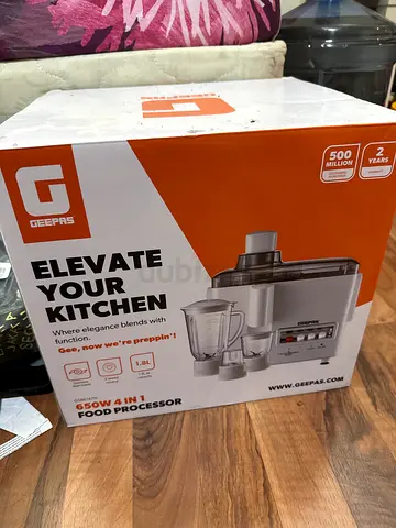 Geepas 500W Food Processor - Brand New in Box