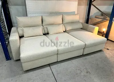 High quality Ikea Eskilstuna L shape sofa bed with storage Excellent condition