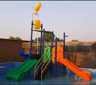 Water splash n play garden set tower