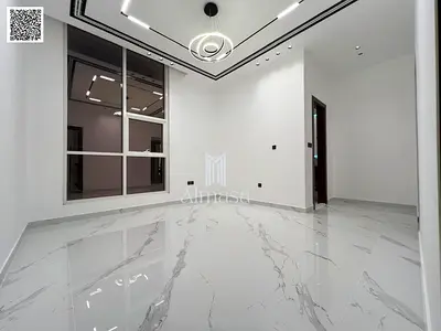 Luxury villa for sale in Al Zahia – Ajman, all fees included Corner plot on two streets in a prime location close to the mosque and all services
