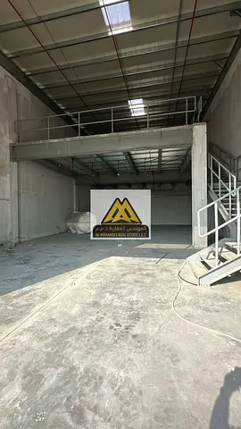Warehouse for Rent in Al Jurf Industrial 3 Spacious 2992 sqft with Mezzanine Prime Location Ideal for Storage and Commercial Use 115K AED Yearly Rent