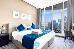 Charming Studio in Business Bay | Canal View