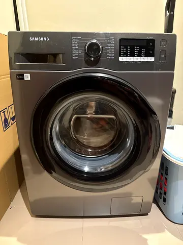 Samsung Front Load Washing Machine - Grey, Great Condition