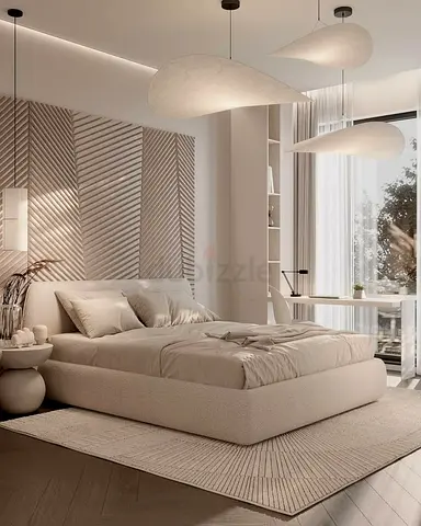 Minimalist Upholstered Bed  — King/Queen (choose fit)