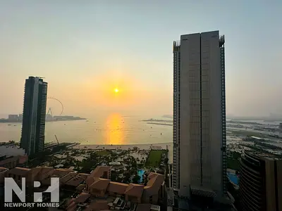 Furnished | Prime Location | Marina and Palm Views