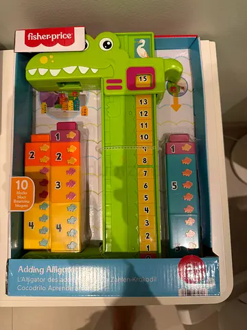 Fisher-Price Counting Crocodile Adding Activity Toy (brand new in box)