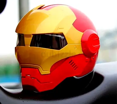 DOT Iron Man motorcycle helmet XL