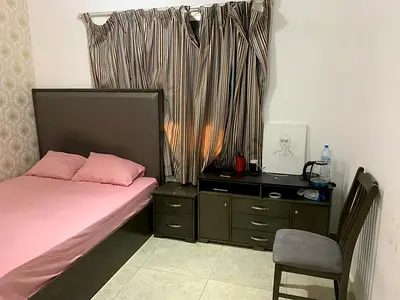 Master bedroom in villa with Swimming pool