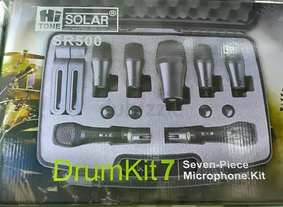 Hi Tone Solar SR 500 Drum  kit microphones set 7pcs