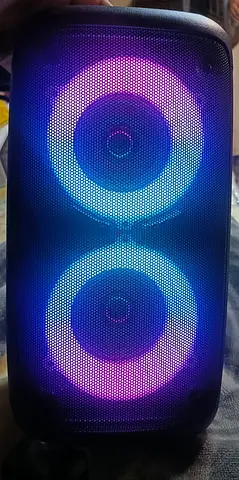 Portable Bluetooth Party Speaker with RGB Lights (Good Working Condition)