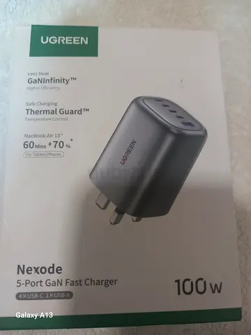 UGREEN Nexode 100W 5-Port GaN Fast Charger (Model A13) - Brand New Box