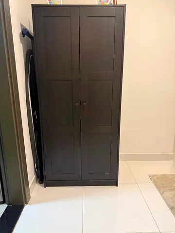 Dark Wood 2 door cupboard