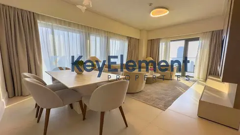 Furnished 3BR + Maids | High Floor | Burj Khalifa View