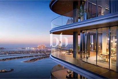Beachfront 1BR | Panoramic Sea & Skyline Views