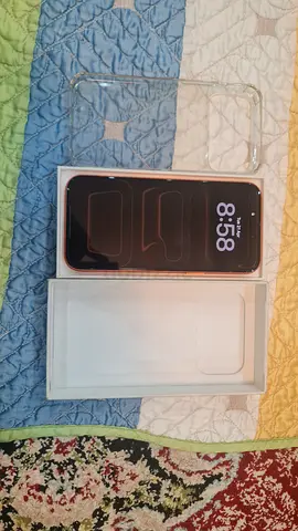 iPhone with original box and clear case - like new