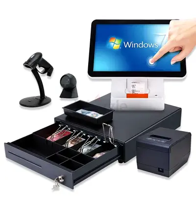 Complete POS System with Touchscreen, Receipt Printer and Cash Drawer