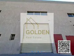 Spacious 3400 sq ft shabra on Al Jurf main road with mezzanine, parking and 20 kW power, ideal for l