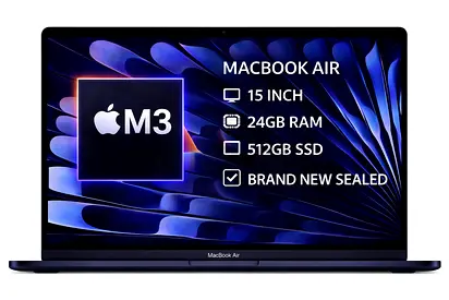 MacBook Air M3 15”  | 24GB RAM | 512GB SSD  Brand New