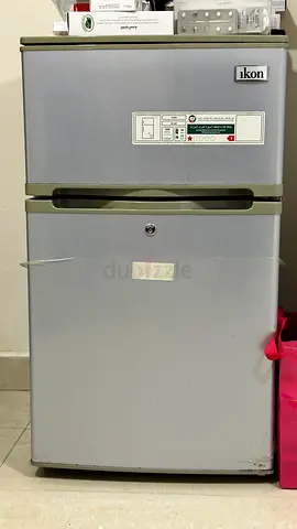Compact Ikon Double-Door Refrigerator - Good Working Condition