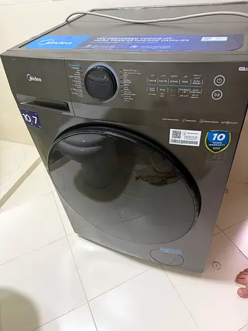 Midea Washing machine 10kg with motor warranty