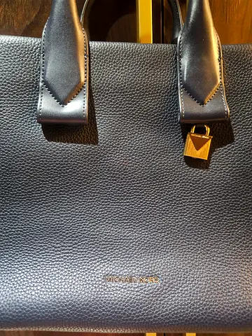 Michael Kors Black Pebbled Leather Tote Bag - Excellent Condition