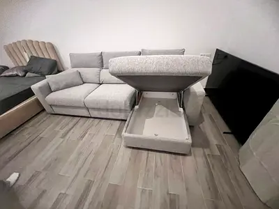IKEA Esklstuna L Shape Sofa Bed Gray Excellent Condition