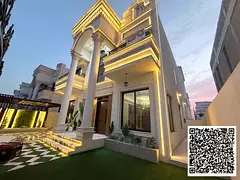 Luxury villa in Al Helio 2, facing Al Hamidiya Park