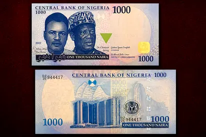Nigeria 1000 Naira Banknote – Front  Back Display | UNC Condition