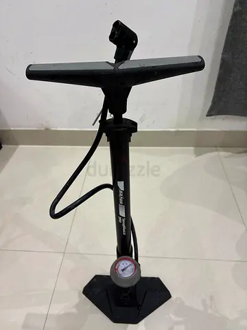 Adult Floor Bike Pump with Pressure Gauge - Good Condition