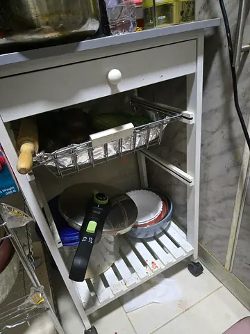 0542393408 Pick up talal supermarket hor al anz. Homecenter kitchen trolley with drawer and shelf