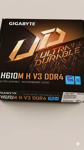 Gigabyte H610M H V3 DDR4 Micro ATX Motherboard (LGA 1700)