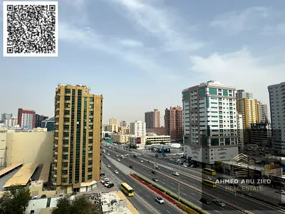 خزائن في الحائط جيم مسبح باركينج افخم واشيك غرفه وصاله 2 حمام بلكونه اطلاله مفتوحه تكييف مركزي موقع استراتيجي مميز وحيوي سهل الوصول لدبي والشارقه