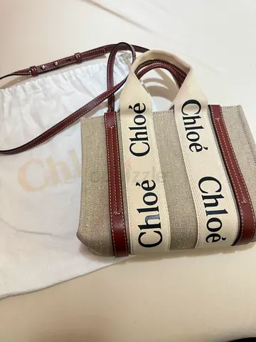 Authentic Chloe woody mini tote