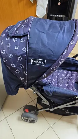 BabyGong Lightweight Standard Stroller - Navy with Canopy