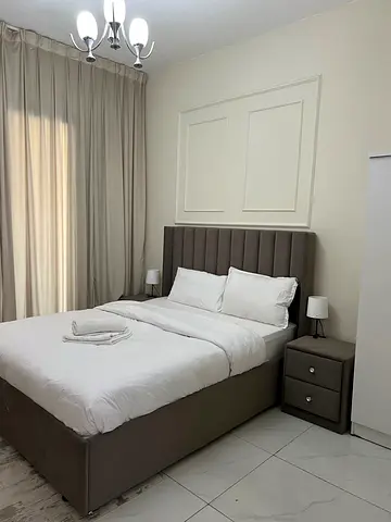 No Commission 5500 including bills Fully Furnished 1BHK apartment with balcony